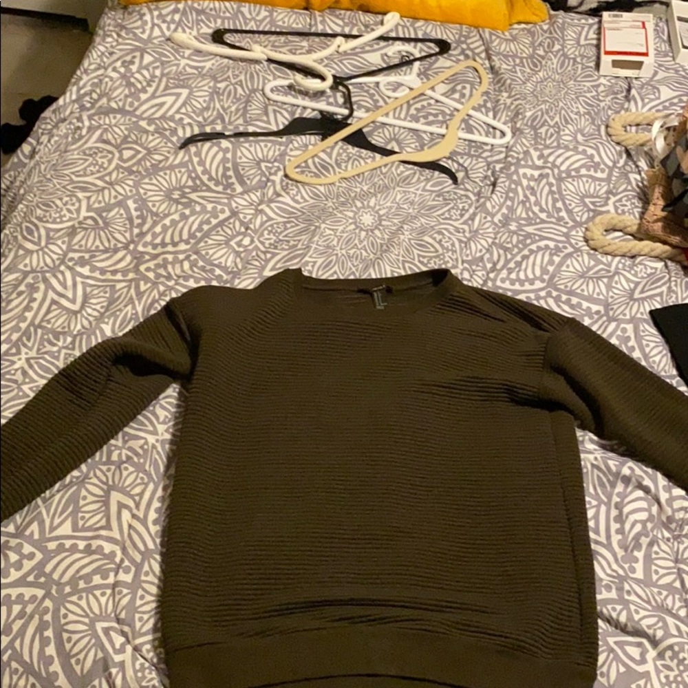 Ribbed sweatshirt